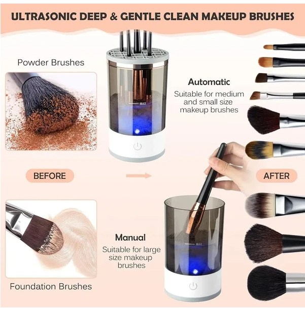 Effortless Makeup Brush Cleaner